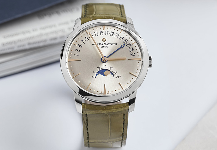 VACHERON CONSTANTIN江詩丹頓Patrimony月相逆跳日曆腕錶