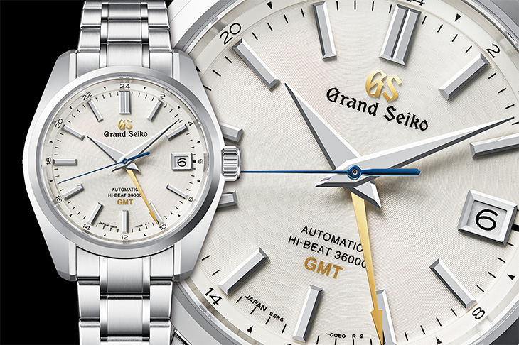 GRAND SEIKO白孔雀翎台灣限定GMT兩地時間腕錶SBGJ281