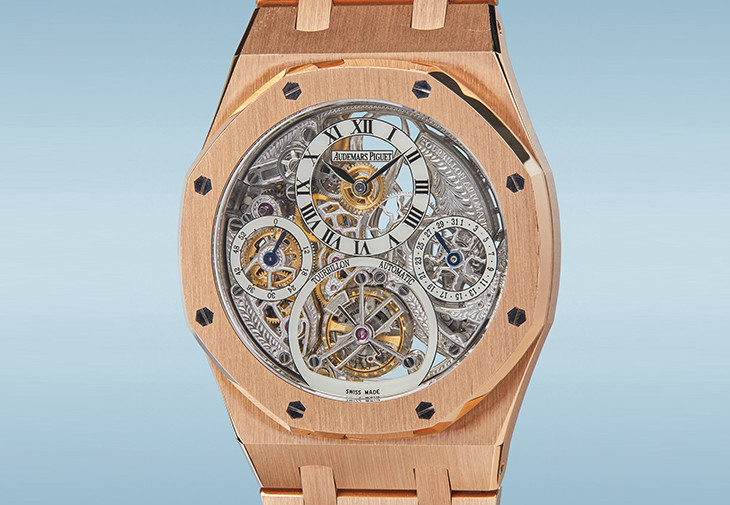 愛彼AUDEMARS PIGUET Royal Oak Automatique Tourbillon Ref. 25902OR皇家橡樹自動陀飛輪