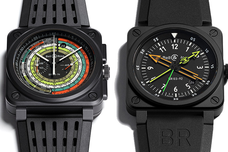 BELL & ROSS 的全方位務實哲學 BR03-94 Multimeter Ｘ BR03-92 Radiocompass