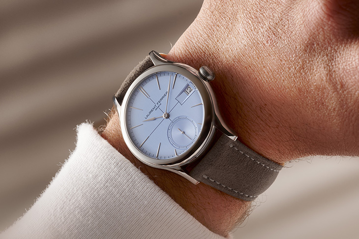 地平線藍新版本  LAURENT FERRIER Classic Auto Horizon自動腕錶