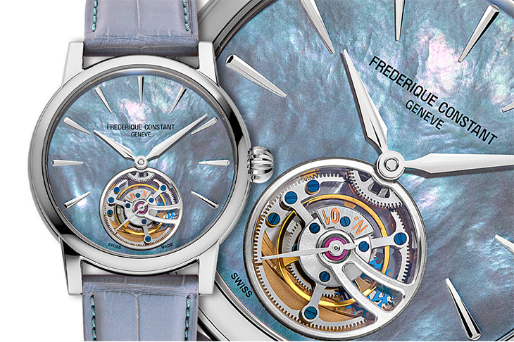 絕美的珍珠母貝面盤 康斯登Classic Tourbillon Manufacture陀飛輪腕錶