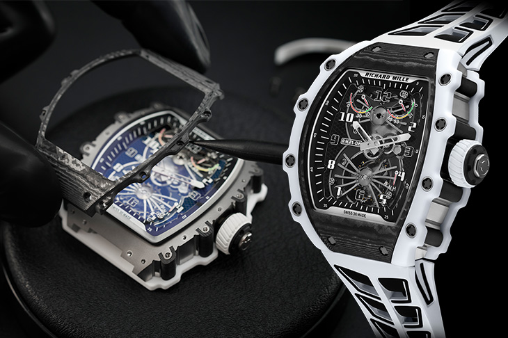 科技材質煥新演繹 RICHARD MILLE RM 21-02重航空器陀飛輪腕錶