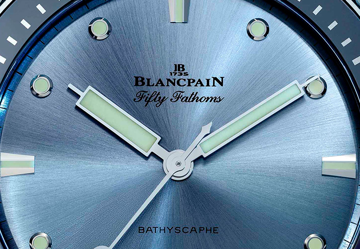 寶珀BLANCPAIN五十噚深潛器藍眼淚腕錶