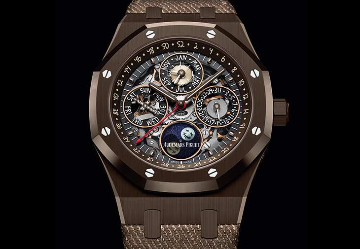 愛彼AUDEMARS PIGUET皇家橡樹系列鏤空萬年曆Cactus Jack限量版腕錶