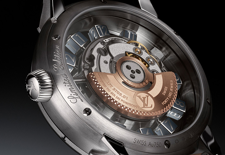 LOUIS VUITTON路易威登Tambour Taiko Spin Time系列腕錶