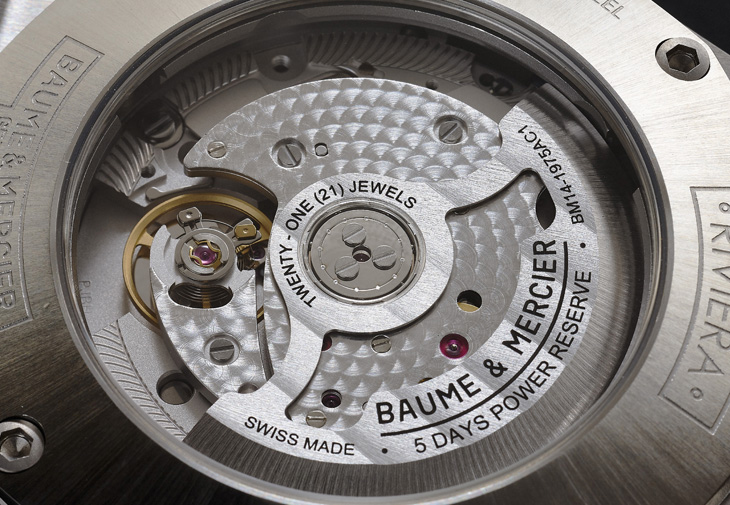 名士BAUME & MERCIER Riviera日期月相腕錶