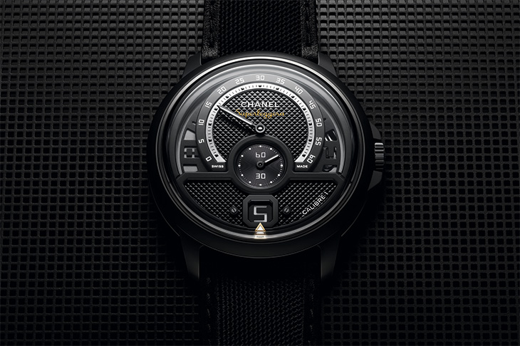 演繹賽車工程世界 CHANEL Monsieur Superleggera深邃黑腕錶