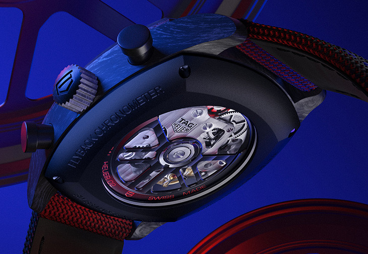 泰格豪雅TAG HEUER Monza飛返計時腕錶