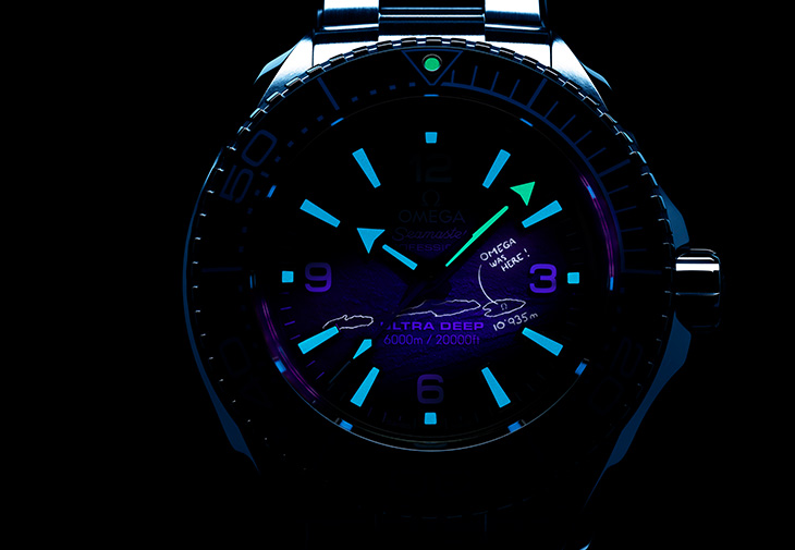 歐米茄OMEGA  Planet Ocean 6000米系列同軸擒縱45.5毫米大師天文台腕錶