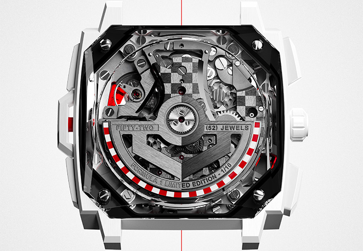 TAG HEUER泰格豪雅Monaco雙追針計時腕錶F1®限量版