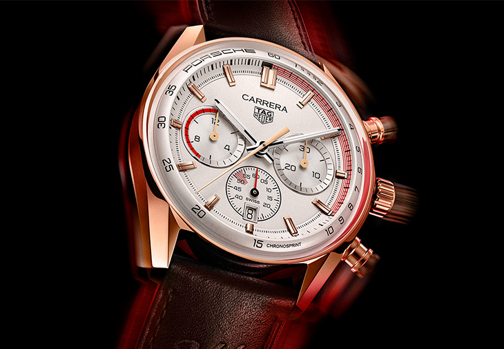 泰格豪雅TAG HEUER Carrera Chronosprint x Porsche計時腕錶