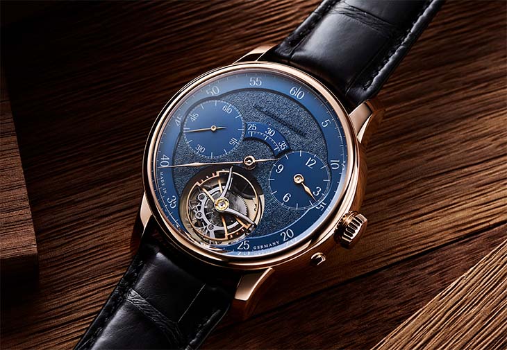 MORITZ GROSSMANN Tourbillon Tremblage Royal Blue陀飛輪腕錶