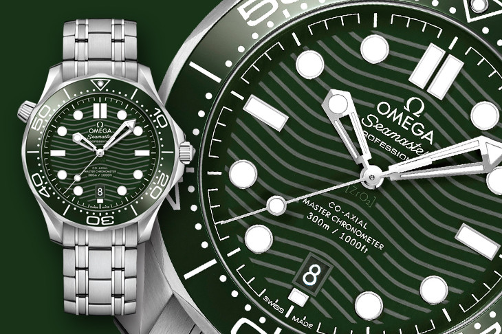 獨特的墨綠色澤：歐米茄Seamaster Diver 300M Co-Axial Master Chronometer 42mm