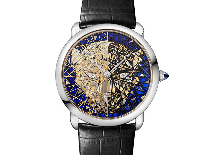 Ronde Louis Cartier Éclats de Panthère腕錶