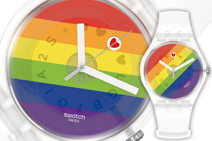 彩虹力量覺醒！SWATCH驕傲發聲「愛最大」