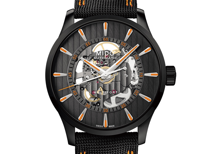 MIDO Multifort Skeleton Vertigo先鋒系列鏤空腕錶