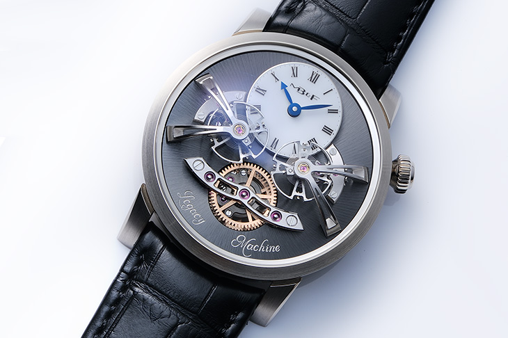 Jean-François Mojon／CHRONODE作品MB&F Legacy Machines No.2 天才的雙擒縱再現