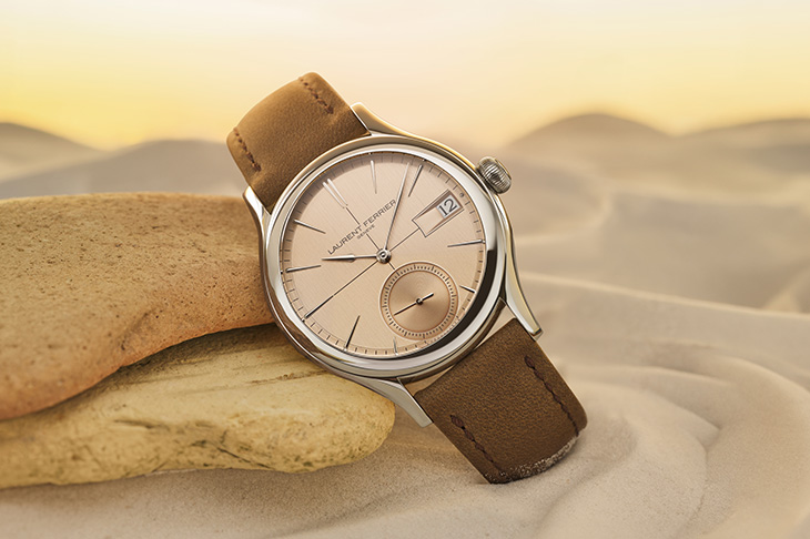 原廠限定第六篇章 LAURENT FERRIER Classic Auto Sandstone日期自動腕錶