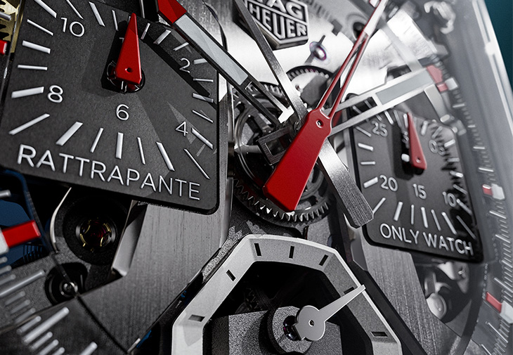 泰格豪雅TAG HEUER Monaco Split-Seconds Chronograph雙追針計時腕錶Only Watch 2023特别版