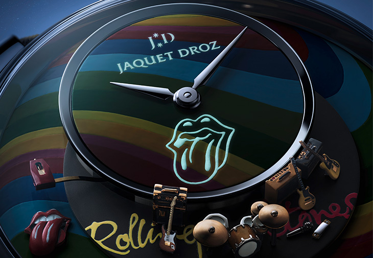 JAQUET DROZ雅克德羅滾石樂隊聯名自動玩偶腕錶Only Watch 2023慈善拍賣會版