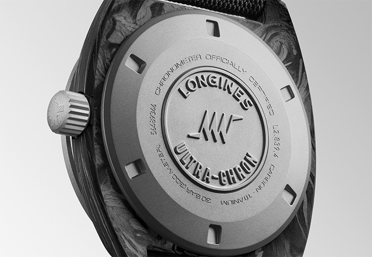 LONGINES浪琴表Ultra-Chron Carbon超級天文台鍛造碳腕錶