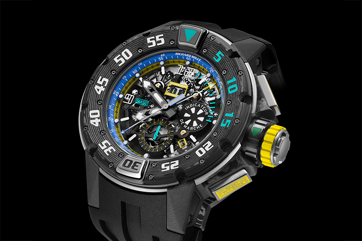 征服海洋最深處！RICHARD MILLE RM032自動上鍊飛返計時碼錶終極版