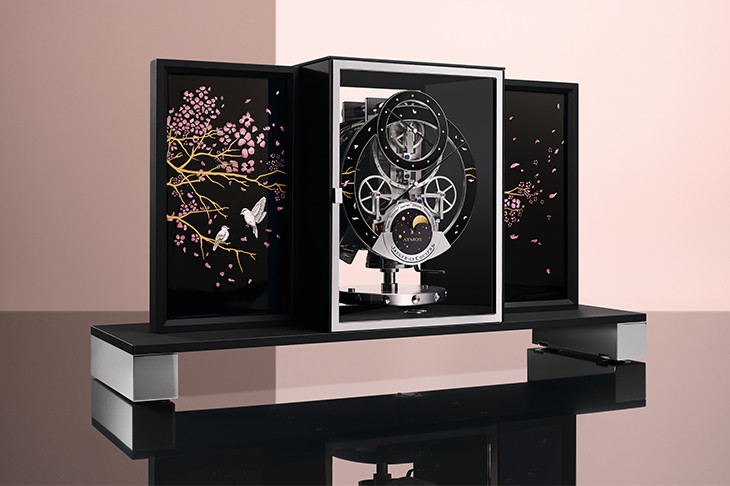 春季櫻花限定！積家Atmos Régulateur「Cherry Blossom」櫻花規範指針空氣鐘