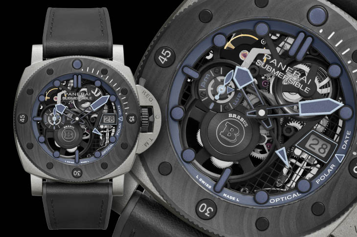 鏤空機械新美學：沛納海Submersible S BRABUS Blue Shadow Edition專業潛水腕錶PAM01241