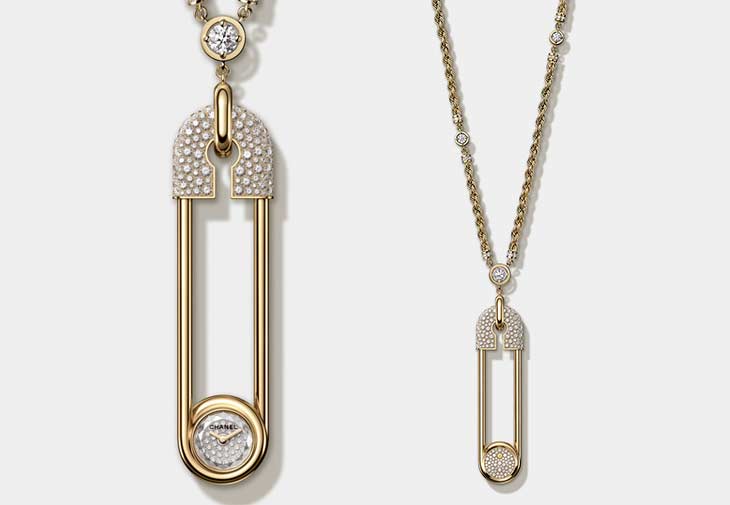 香奈兒CHANEL J12 Couture別針長項鍊錶