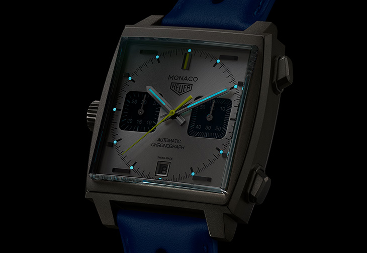 泰格豪雅TAG HEUER Monaco計時碼錶賽車藍限量版