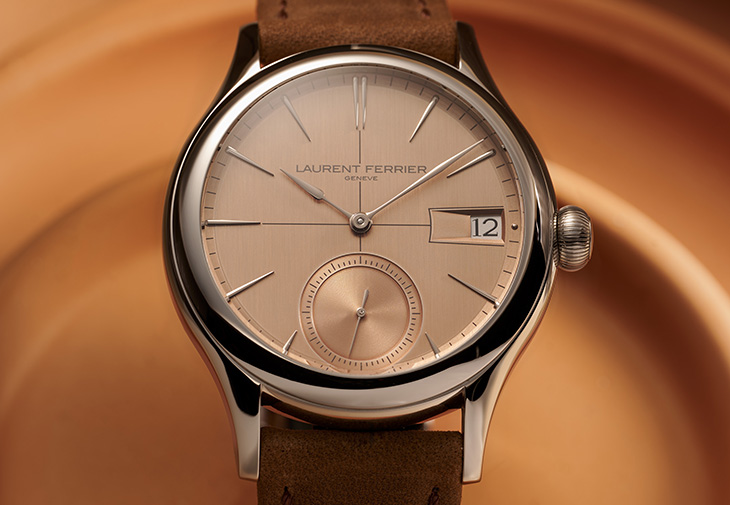 LAURENT FERRIER羅倫斐Classic Auto Sandstone日期自動腕錶