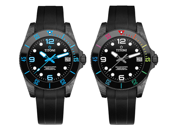 TITONI Seascoper Carbon-Tech