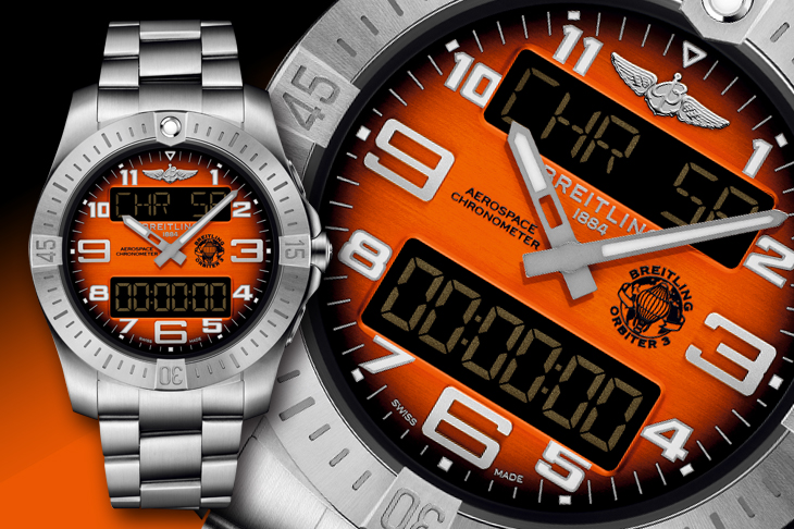 BREITLING Aerospace B70 Orbiter航天多功能熱氣球B70腕錶 向1999年的紀錄致意