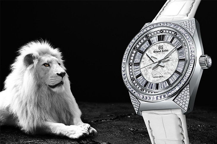 白獅現身：GRAND SEIKO Masterpiece Collection Spring Drive八日鍊珠寶腕錶