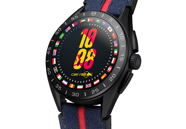 泰格豪雅TAG Heuer Connected Calibre E4智能腕錶45毫米紅牛車隊特別版