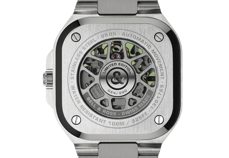 BELL & ROSS BR 05 Skeleton Green