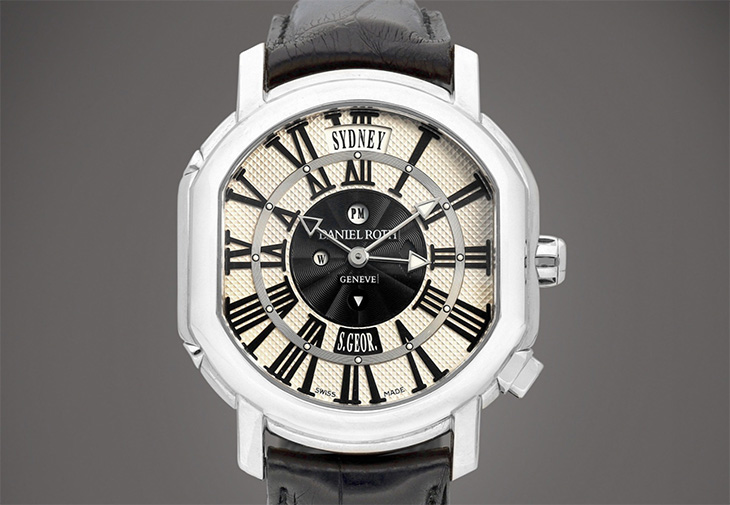 DANIEL ROTH Academie Metropolitan Dual Time兩地時間腕錶