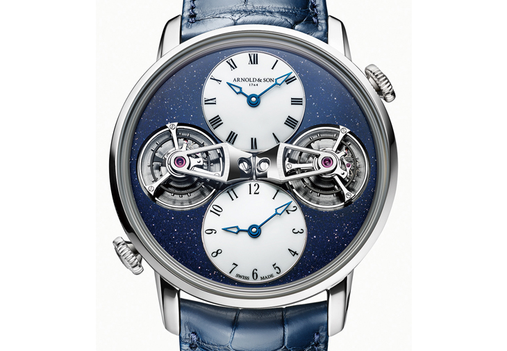 亞諾表ARNOLD & SON Double Tourbillon雙陀飛輪兩地時珍藏腕錶