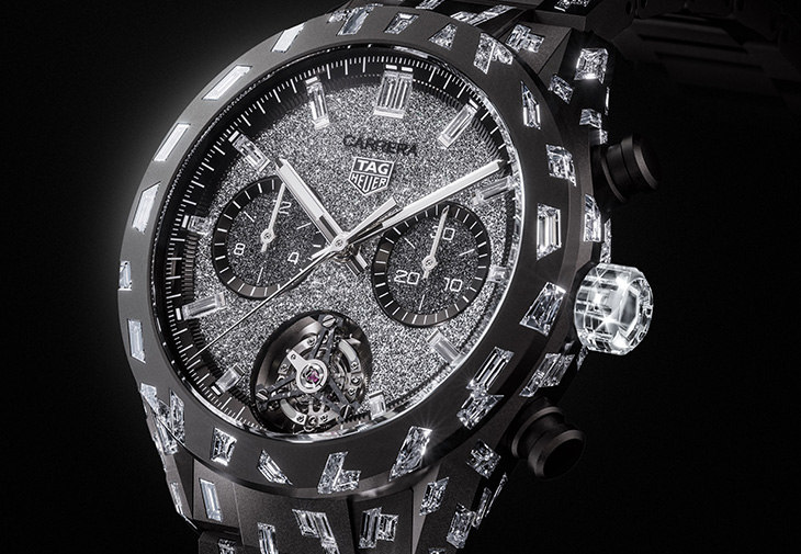 TAG Heuer泰格豪雅Carrera Plasma前衛鑽石陀飛輪計時腕錶