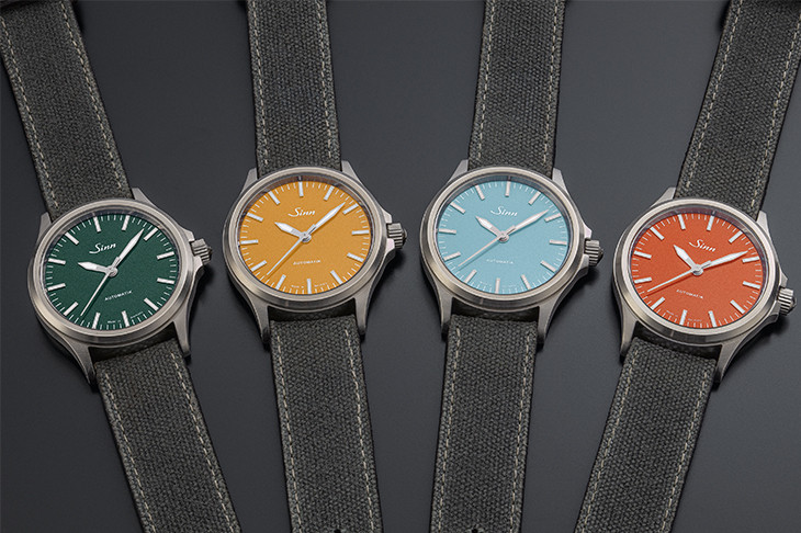 類飛行錶風格！SINN 556亮彩寶石系列腕錶綠、黃、藍、紅
