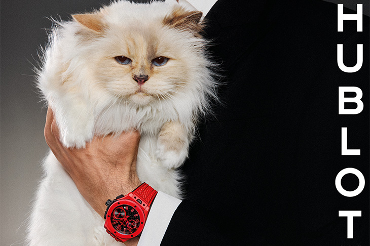 HUBLOT與時尚界名貓 Choupette 打造奢華新視覺 慶祝Big Bang問世20週年