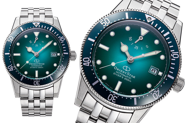 ORIENT STAR Diver 1964 2nd潛水錶黑綠漸層與純黑兩款