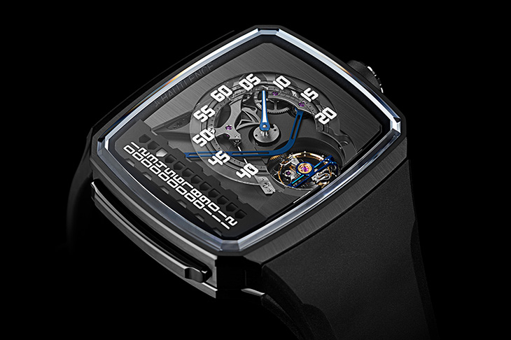 線型逆跳濃黑回歸 豪朗時HAUTLENCE Linear Series 2腕錶