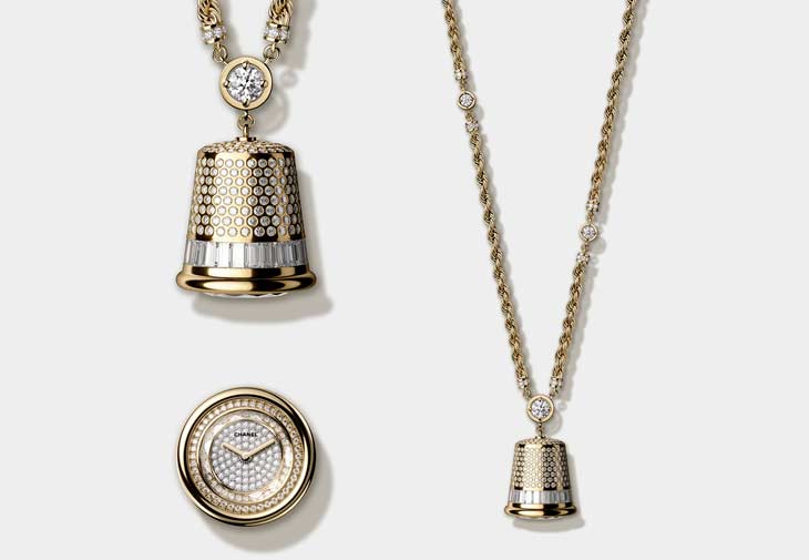 香奈兒CHANEL J12 Couture頂針長項鍊錶
