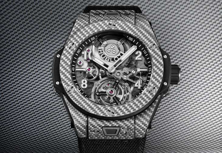 HUBLOT宇舶Big Bang鍍鋁碳纖維陀飛輪腕錶