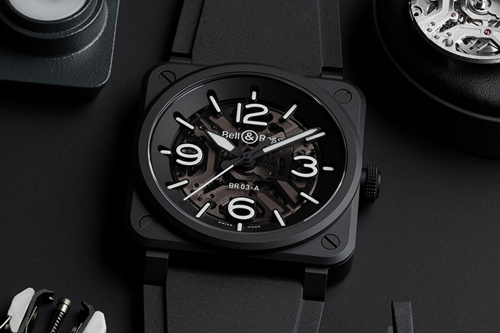鏤空工藝，創新演繹  三款BELL & ROSS BR-03鏤空腕錶