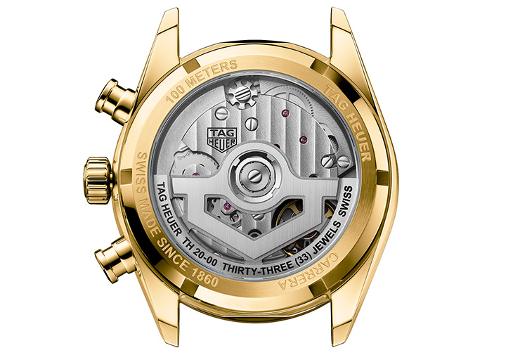 泰格豪雅TAG HEUER Carrera Chronograph黃金計時腕錶