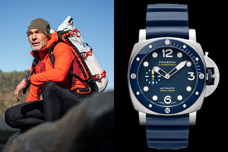 無畏探險困難 沛納海Submersible QuarantaQuattro Mike Horn 限定版腕錶PAM01676