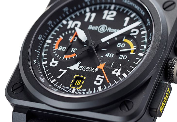 BELL & ROSS柏萊士BR-03 Chrono Rafale Solo Display